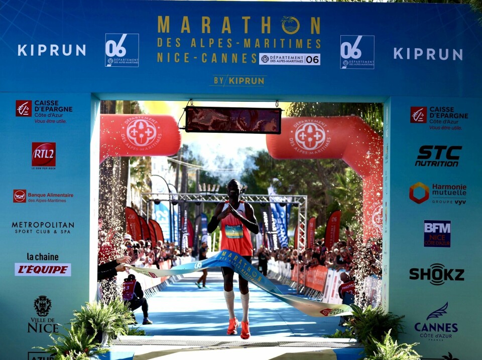 Andreas Martinussen og Gerda Fasseland best av de norske i Nice-Cannes Marathon Nice-Cannes-herrevinner.jpg