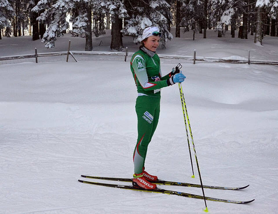 Joar Thele dro Pål Golberg til seier i Vestergyllen Marit_Vala_etter_maalgang_DSC_9708.jpg