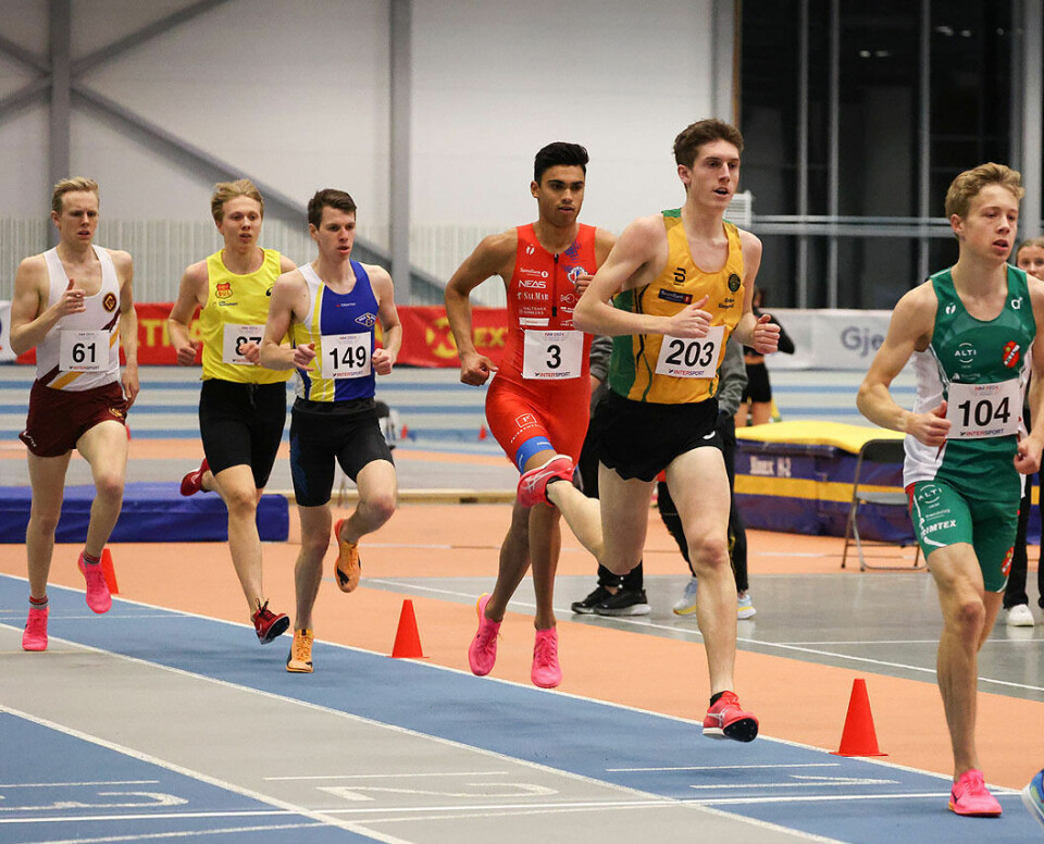 Dramatikk da NM-gullet på 1500 m gikk til bare 17 år gamle Håkon Moe Berg 1U9A9070.jpg