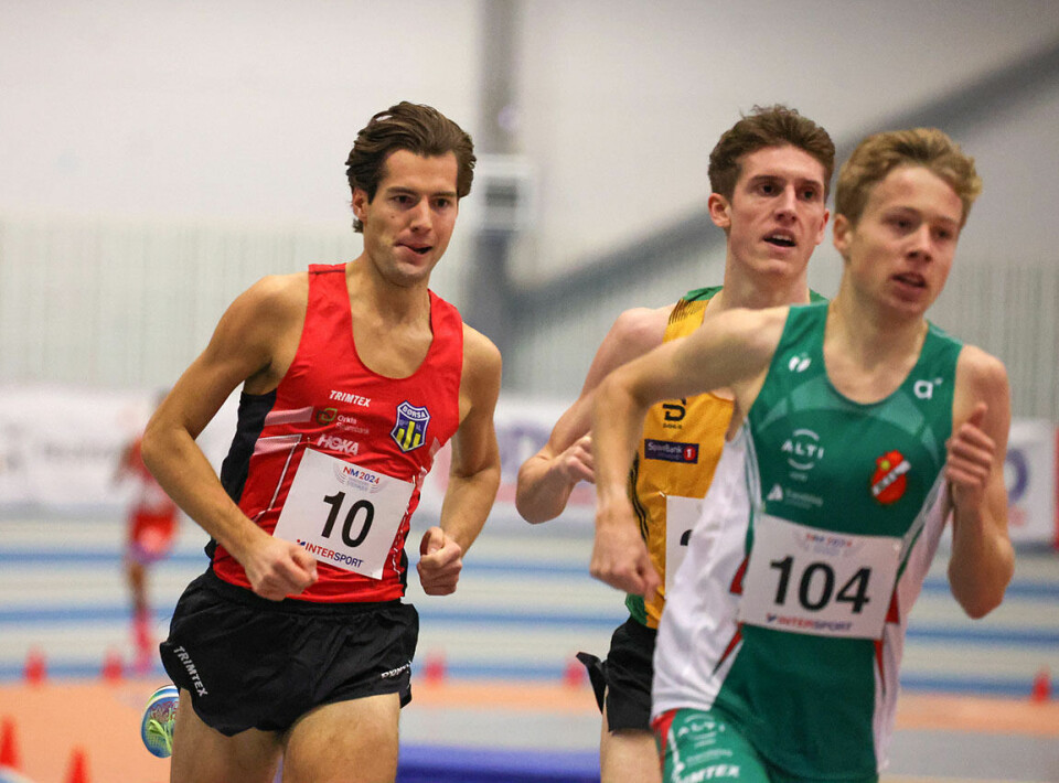 Dramatikk da NM-gullet på 1500 m gikk til bare 17 år gamle Håkon Moe Berg 1U9A9249.jpg