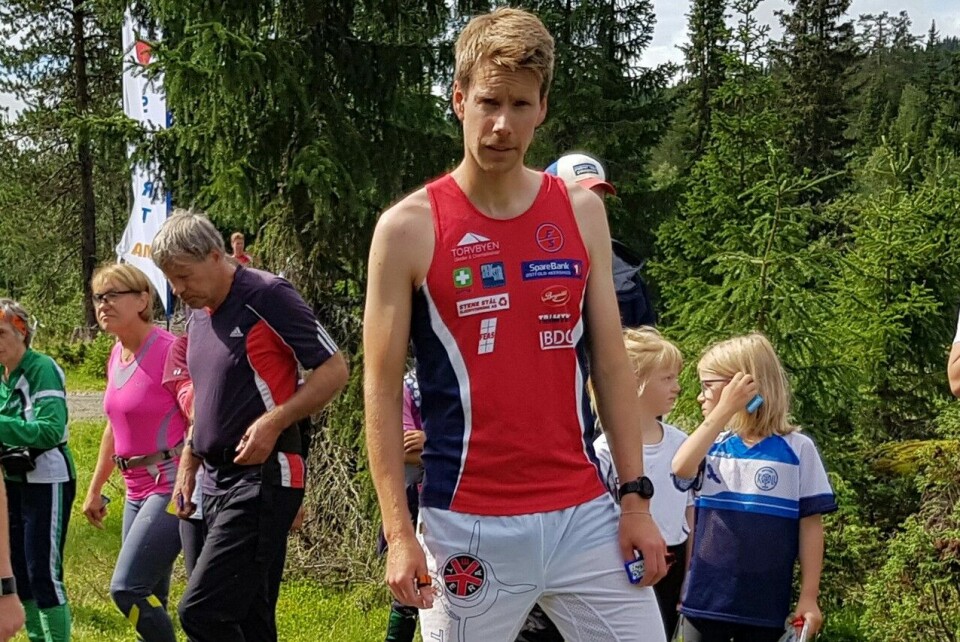 Dobbeltvinner Håvard Lucasen på fra start søndag. (Foto: Stein Arne Negård) Dobbeltvinner Håvard Lucasen på fra start søndag. (Foto: Stein Arne Negård)