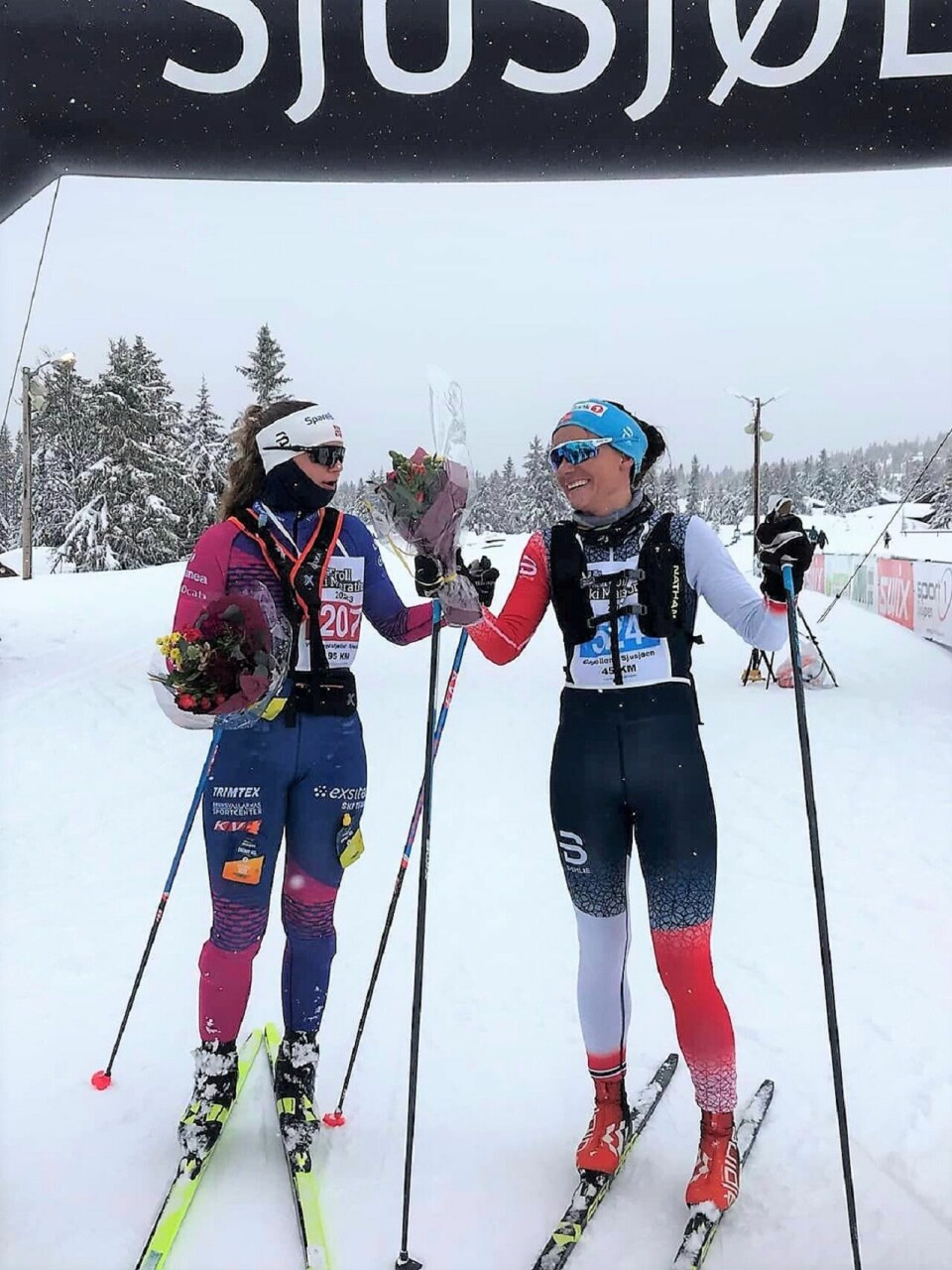 En av de tøffeste Lillehammer Troll Ski Maraton i nysnø og vind Vinnere 95 km og 45 kvinner klassisk.jpg