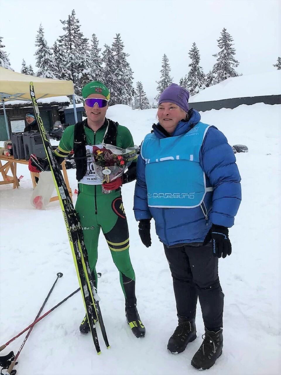 En av de tøffeste Lillehammer Troll Ski Maraton i nysnø og vind Vinner 95 km fristil menn.jpg