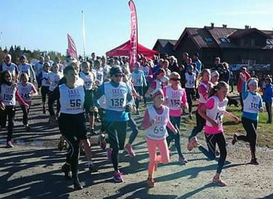Buraas og Steira rekordraske i Skeikampen Opp Skeikampen_opp_starten.jpg