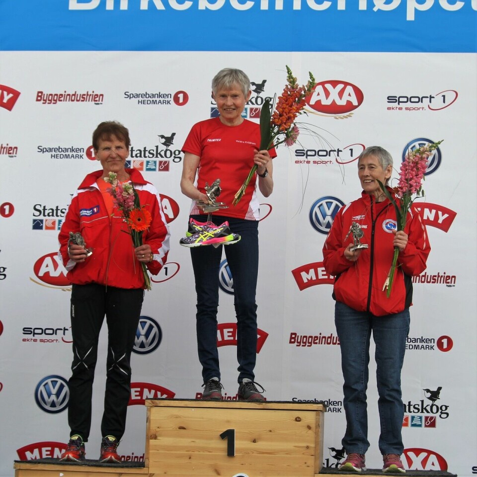 Marie Lovise Svevad - 80 år og fortsatt idretts- og yrkesaktiv Marie Lovise Svevad nr. 2 K70-74 Birkebeinerl¢pet 2015 (2).jpg