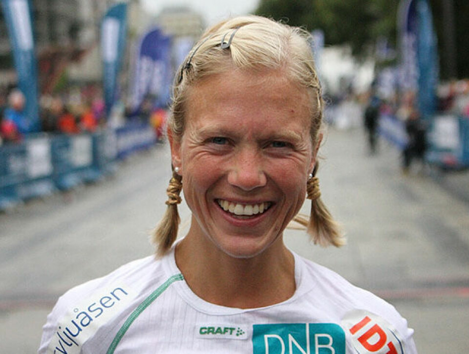 Marthe K. Myhre nr. 15 da 142 norske løp Frankfurt Marathon Marthe_Katrine_Myhre_2013