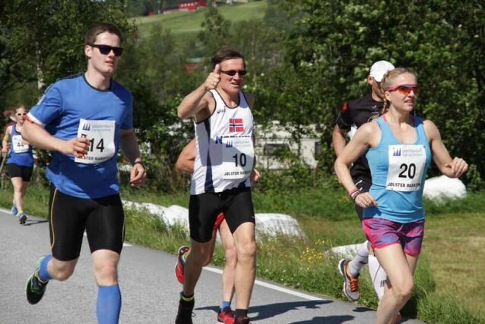 Sverre Gunnar Brunstad vant maraton i Jølster Svein_Rune_Johannessen_maraton