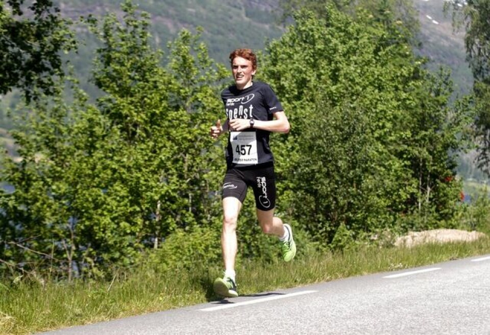Sverre Gunnar Brunstad vant maraton i Jølster Marius_Vedvik_10