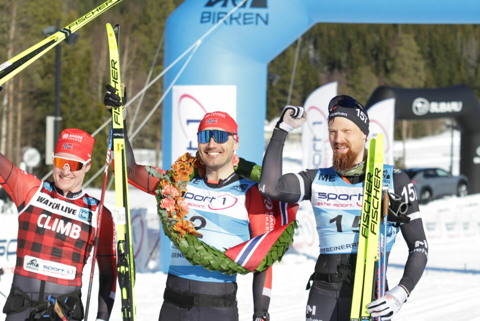 Se eliten og andre profiler i mål på Birkebeineren skistadion Pallen menn.jpg