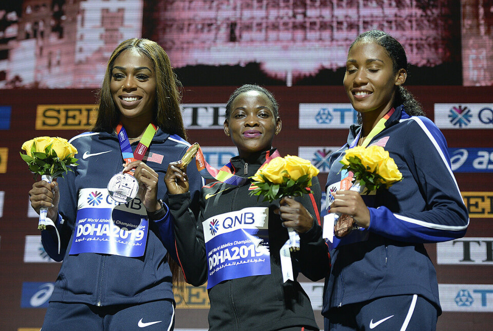 Ugandiske Nakaayi spurta ned den amerikanske favoritten på 800 m 800-medaljer_D4N9647.jpg