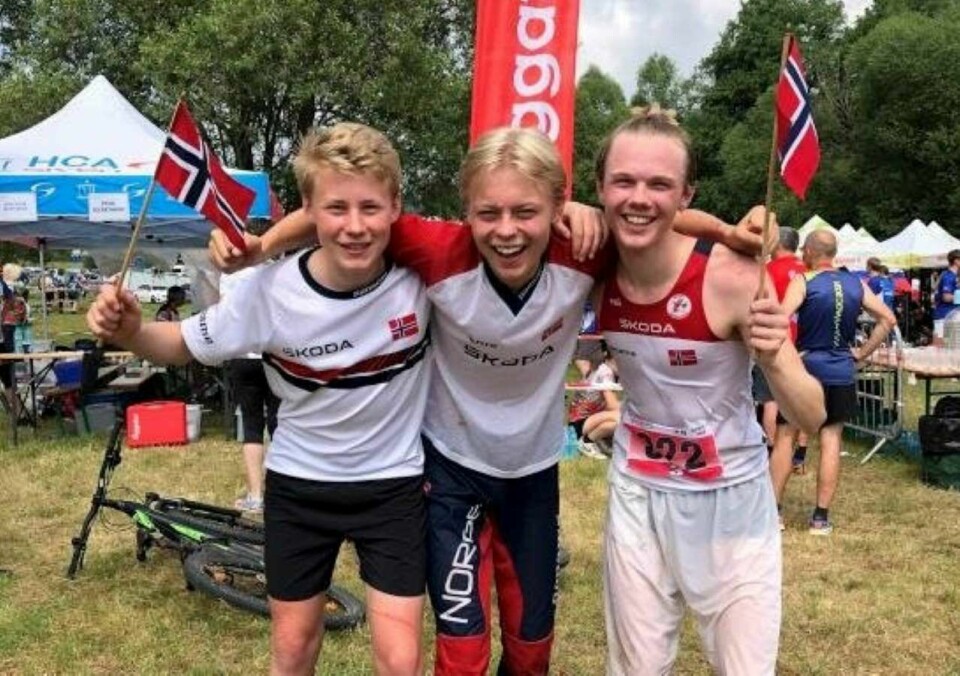Norsk stafettseier i ungdoms-EM i orientering UEmstafett