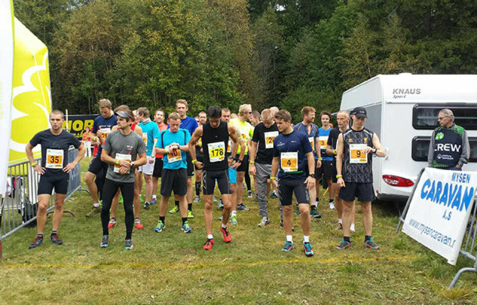 Deltager- og løyperekord i femte utgave av Fjellaløpet start-21km.jpg