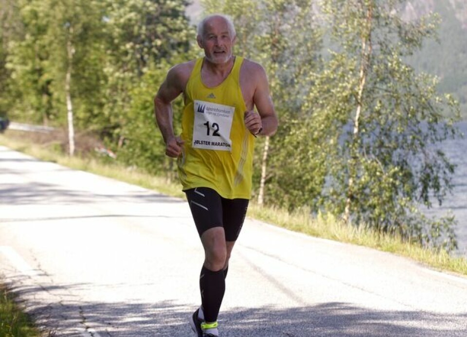Sverre Gunnar Brunstad vant maraton i Jølster Geir_Raaheim_maraton