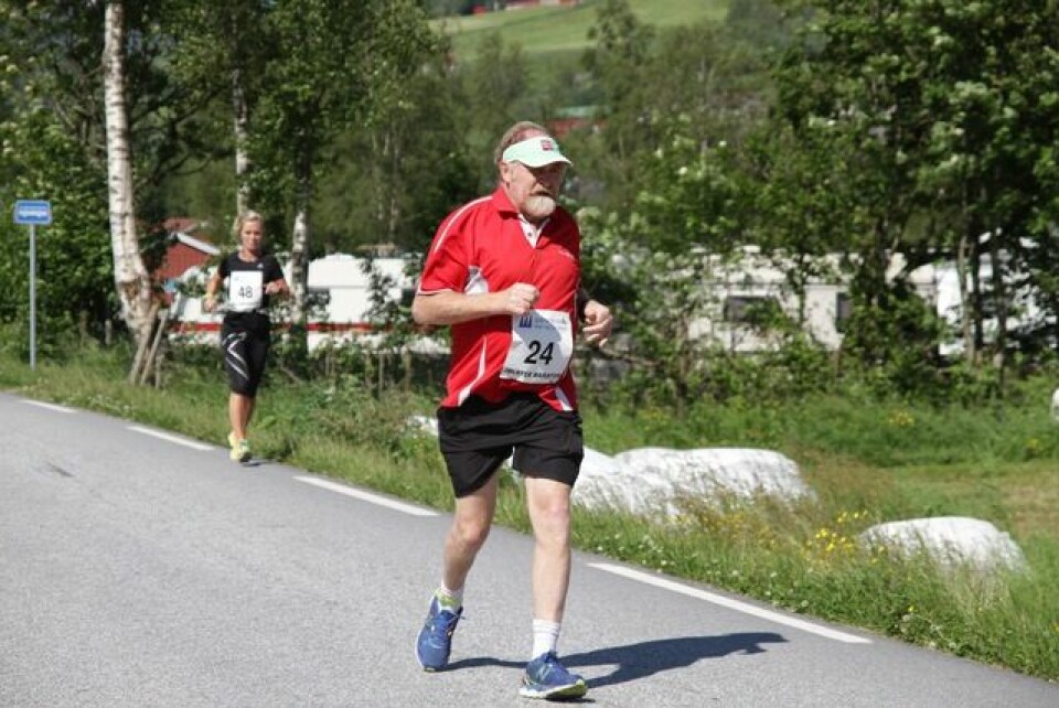 Sverre Gunnar Brunstad vant maraton i Jølster John_Langberg_maraton