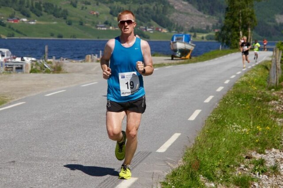Sverre Gunnar Brunstad vant maraton i Jølster Kim_Olsen_maraton