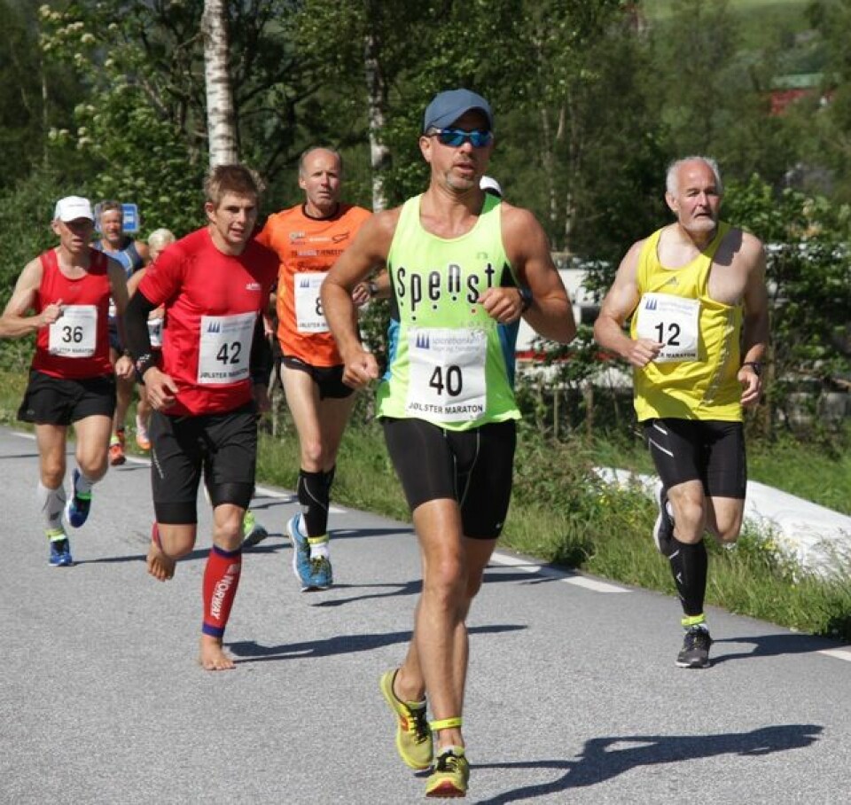 Sverre Gunnar Brunstad vant maraton i Jølster Terje_Lyngstad_maraton