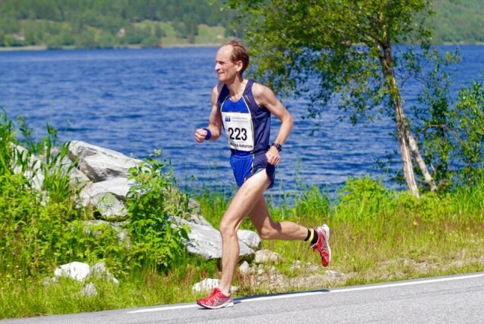 Sverre Gunnar Brunstad vant maraton i Jølster Dag_Haugland_halv