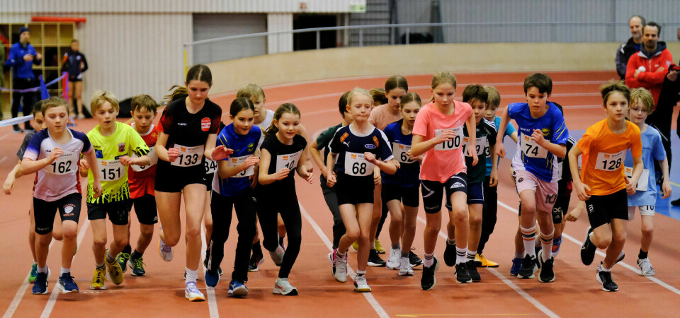 Fin oppslutning om 1000 og 3000 meter i Ranheimshallen 1000_meter_Foto_Roger Midtstraum.jpg