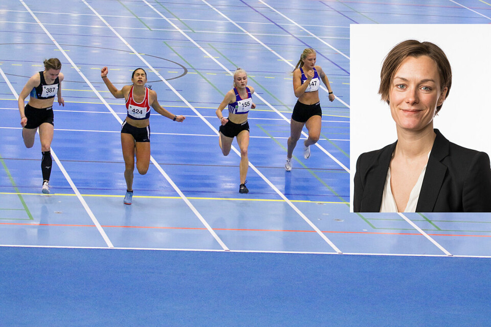 Det kan fremover bli flere ungdommer som kan få mulighet til å trene i innendørs friidrettshall, lover kultur- og likestillingsminister Anette Trettebergstuen. (Foto: Arne Dag Myking / Stortinget) Det kan fremover bli flere ungdommer som kan få mulighet til å trene i innendørs friidrettshall, lover kultur- og likestillingsminister Anette Trettebergstuen. (Foto: Arne Dag Myking / Stortinget)