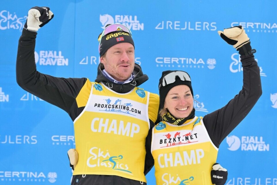 Anikken Gjerde Alnæs og Amund Hoel kan juble for sine første Pro Tour-seire, i Bad Gastein ITT. (Foto: Reichert/Nordic Focus) Anikken Gjerde Alnæs og Amund Hoel kan juble for sine første Pro Tour-seire, i Bad Gastein ITT. (Foto: Reichert/Nordic Focus)