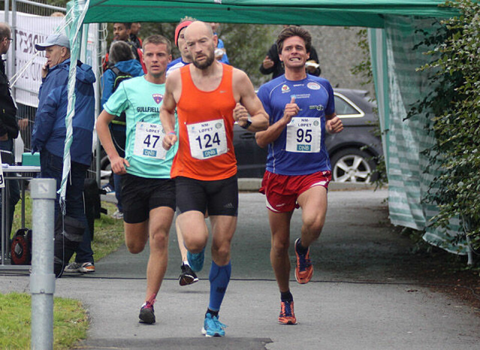 NM-løpet - Adressa slo NRK på 5 km i Haugesund NM_lopet_runde1_1_teten_Post_Joensen.jpg