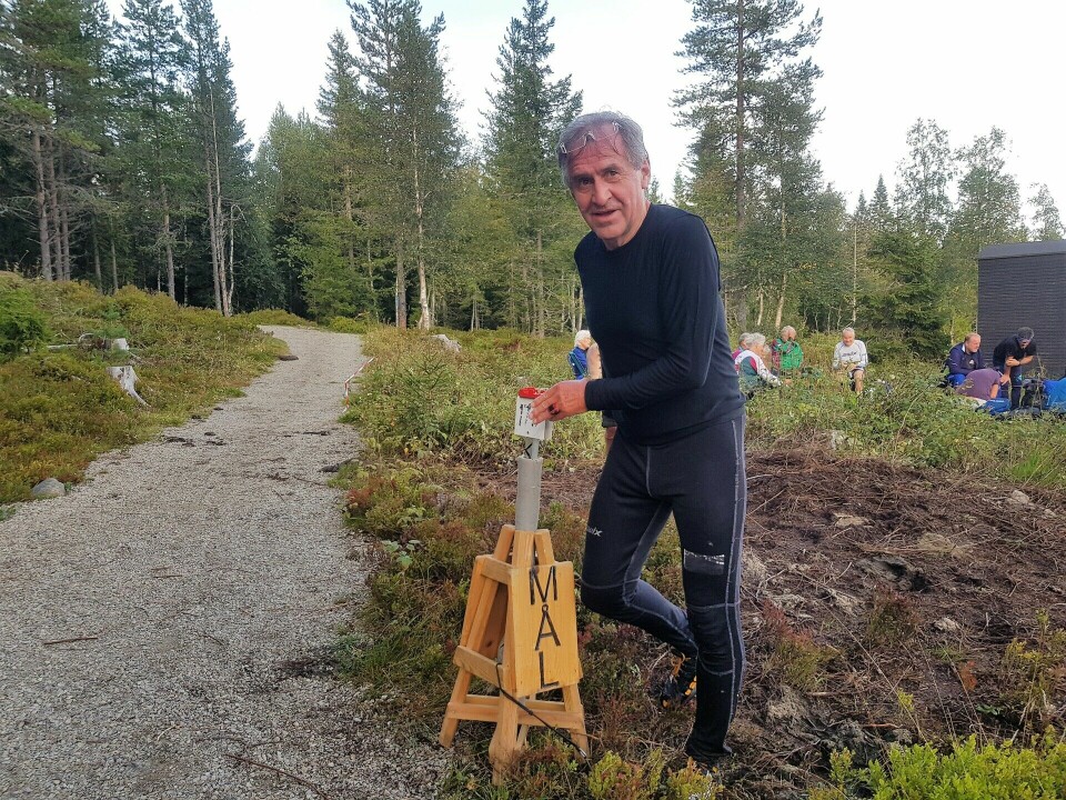 Høststemning på bedrift o-løp i Vangsåsen Avle Christen Bj¢rn målstempler.jpg