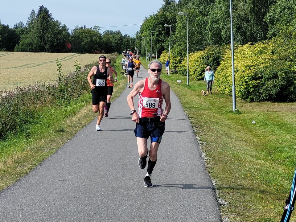 Øystein Syversen i aksjon i Perseløpet søndag. (Foto: Bjørn Saksberg) Øystein Syversen i aksjon i Perseløpet søndag. (Foto: Bjørn Saksberg)