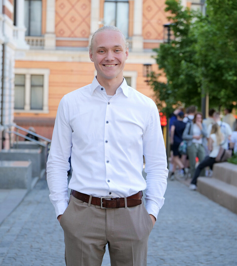 Politiker Simen Velle liker at trening er en konkret oppgave Simen-Velle-skjorte-2-Foto-Audun-Greve.jpg