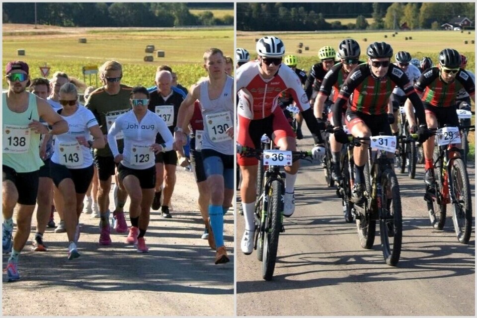 I Dølisjøen Rundt kan du velge løp eller sykkel - eller begge deler! Her fra fellesstartene i 2023. (Foto Per Kr. Johansen) I Dølisjøen Rundt kan du velge løp eller sykkel - eller begge deler! Her fra fellesstartene i 2023. (Foto Per Kr. Johansen)