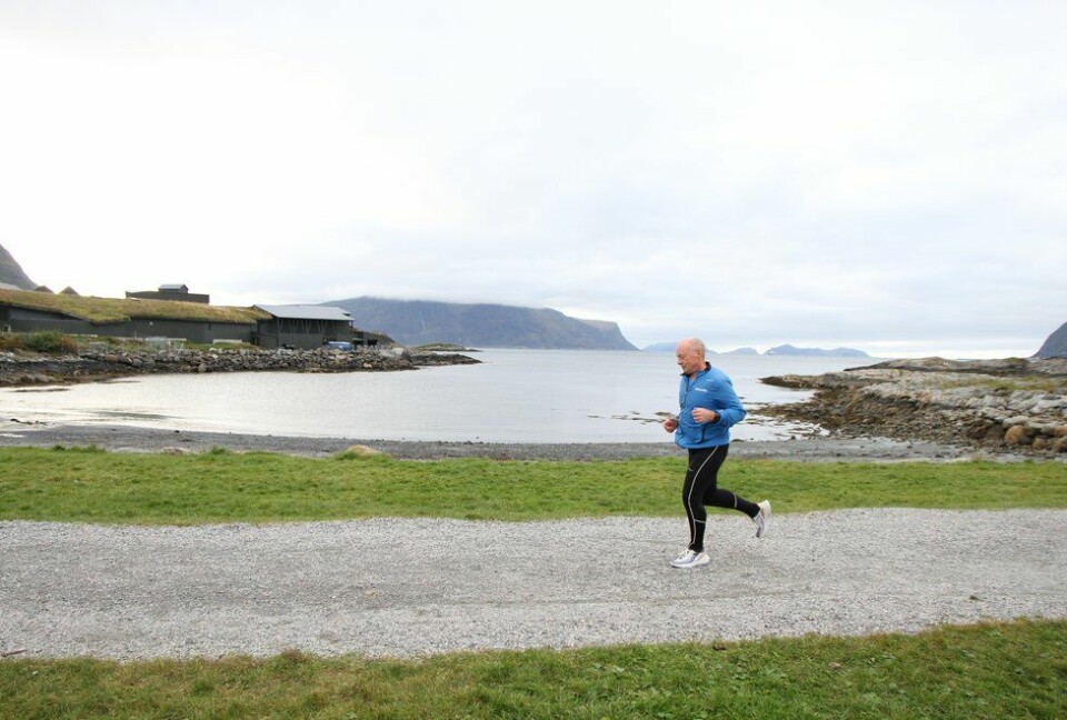 Trener som vanlig med hjerteflimmer Sigbjørn Anton Lerstad