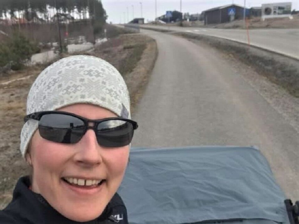 Idémaker Ida Kristine Seppola kan krysse av for motbakkeintervaller (med barnevogn) i Kondisbingoen i Elverum. (Foto: Privat) Idémaker Ida Kristine Seppola kan krysse av for motbakkeintervaller (med barnevogn) i Kondisbingoen i Elverum. (Foto: Privat)