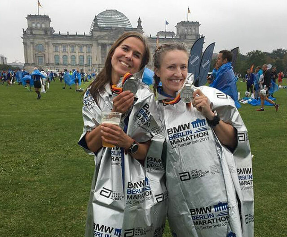 Ingen verdensrekord, men mange gode norske resultater i Berlin Therese_Falk_nest_best_Jannicke_Braathe_med_pers_640.jpg