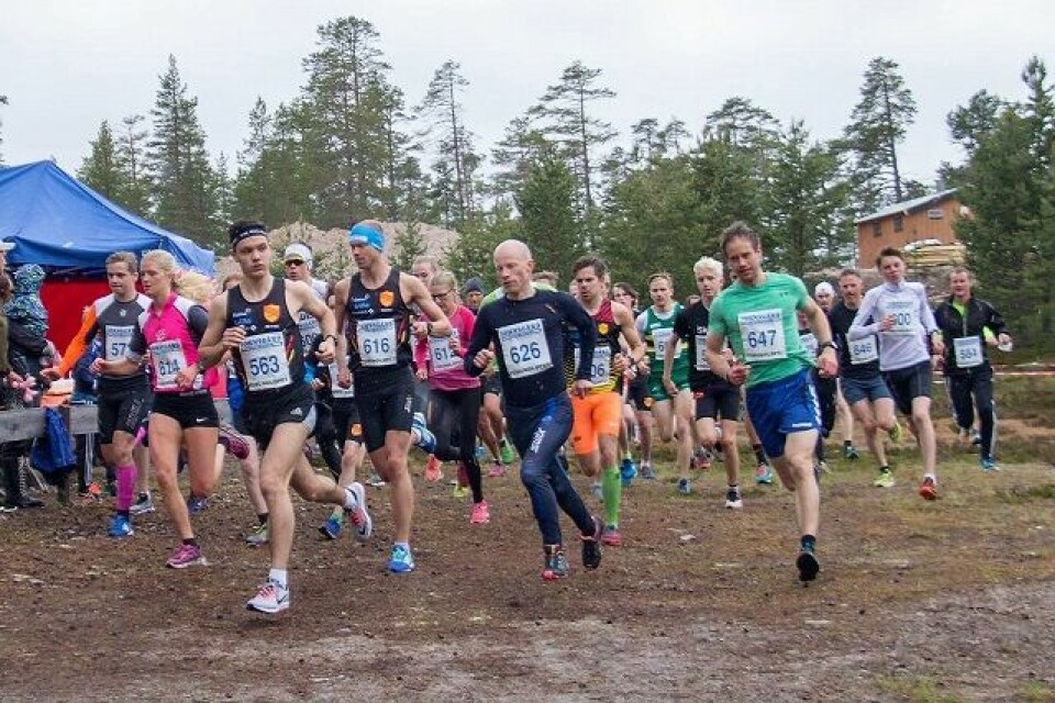 Vått, kaldt og gavmildt 50-årsjubileum i Femundløpet Start_10km.jpg