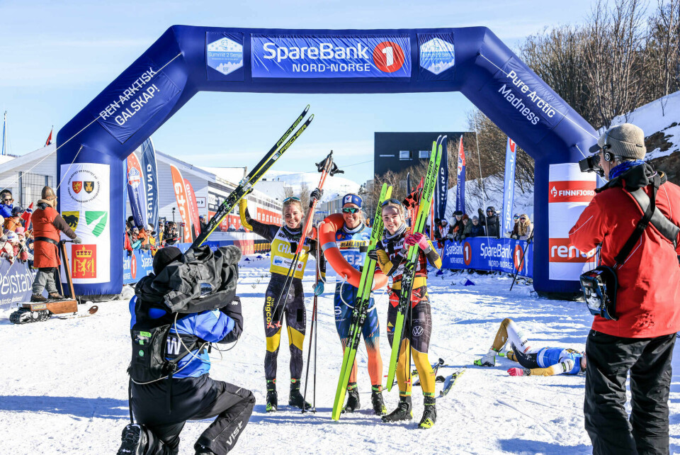 Ski Classics avsluttet sesongen med spektakulære Summit 2 Senja Tre beste kvinner.jpg