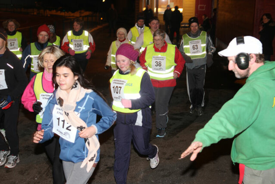 Favorittene seiret i Strandebarm.