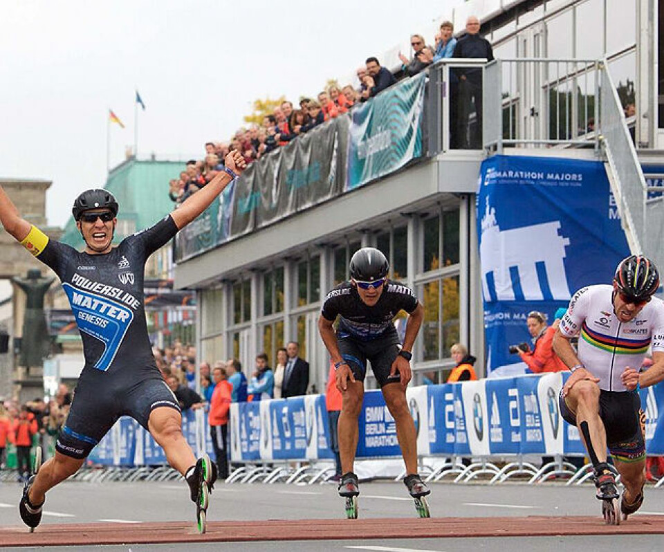 Ingen verdensrekord, men mange gode norske resultater i Berlin Inlineskating_spurtduell_640.jpg