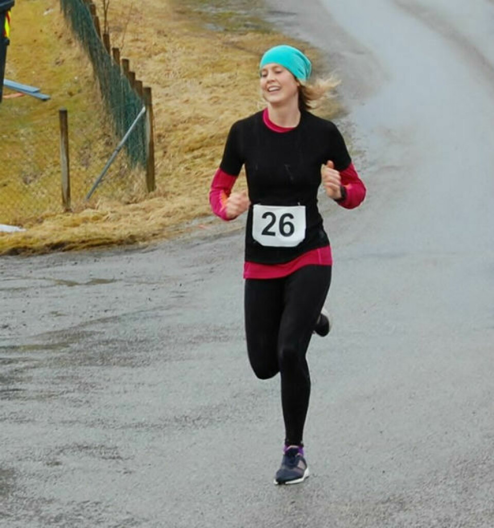 Andreas Rauset raskast Sørstranda rundt IngunnReikvamRavnestad.jpg