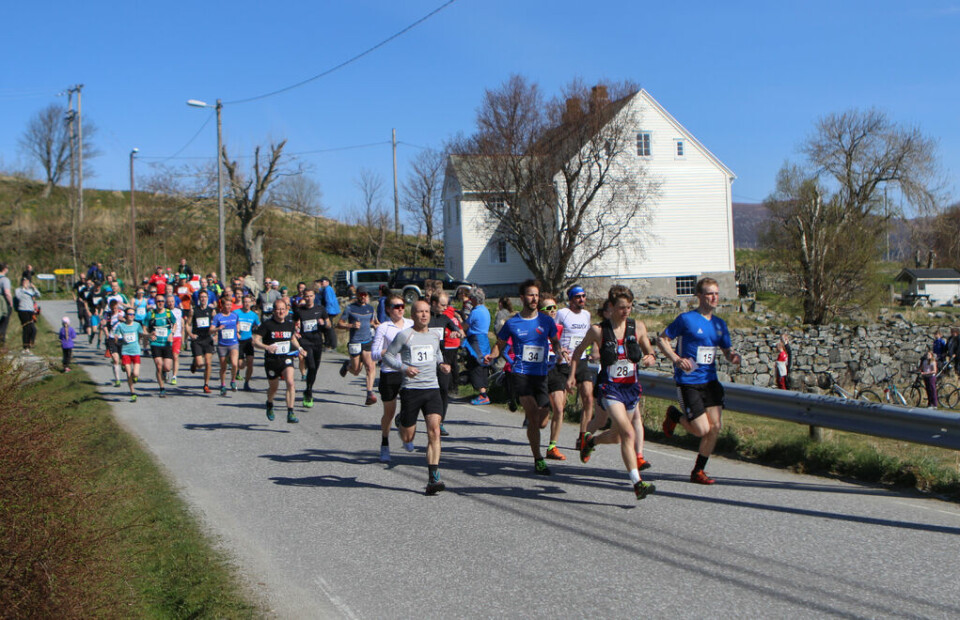 Starten gått. Foto: Jan Petter Venøy. Starten gått. Foto: Jan Petter Venøy.