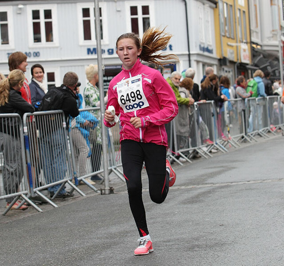 Marthe K. Myhre løp på 2.45.13 i Tromsø