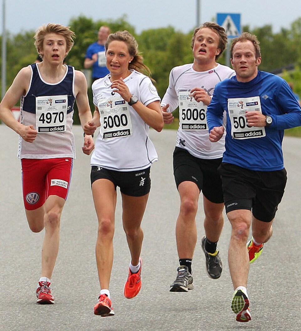 Marthe K. Myhre løp på 2.45.13 i Tromsø
