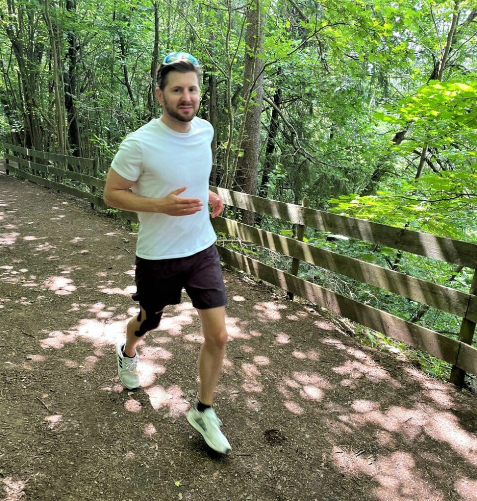 André Tøgersen (35) løp halvmaraton etter lungetransplantasjon André Tøgersen