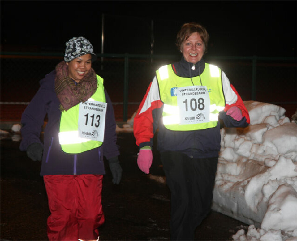 Favorittene seiret i Strandebarm.