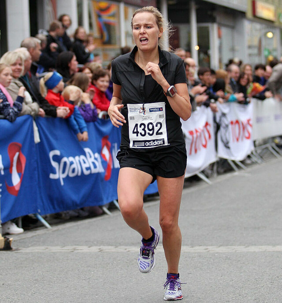 Marthe K. Myhre løp på 2.45.13 i Tromsø