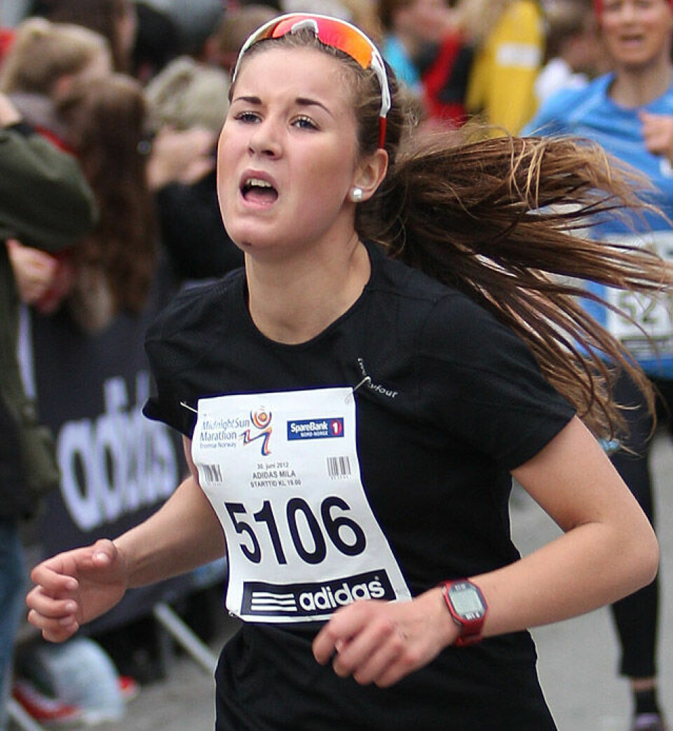 Marthe K. Myhre løp på 2.45.13 i Tromsø
