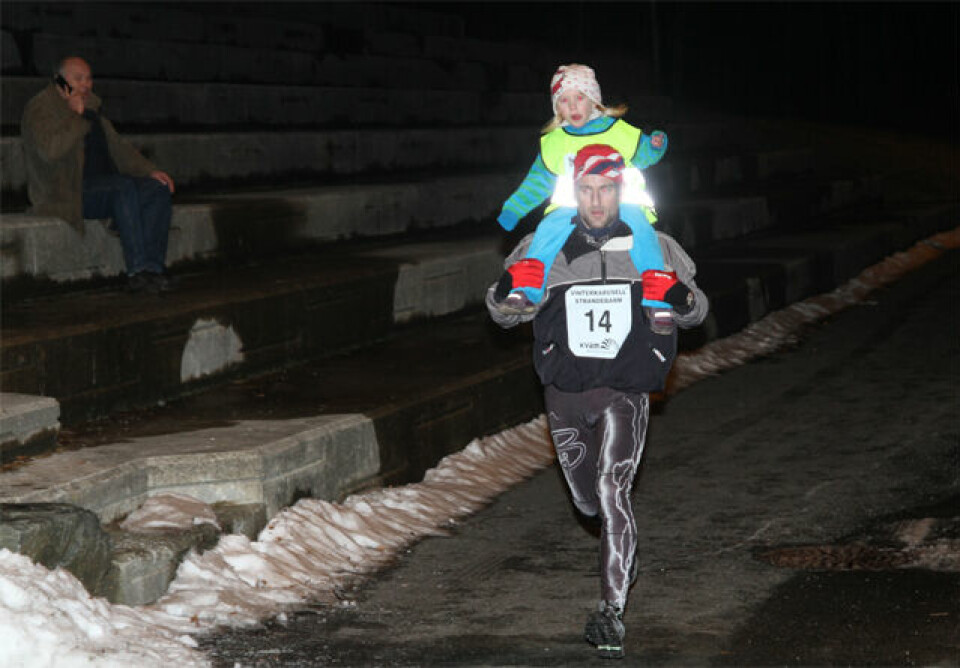 Favorittene seiret i Strandebarm.