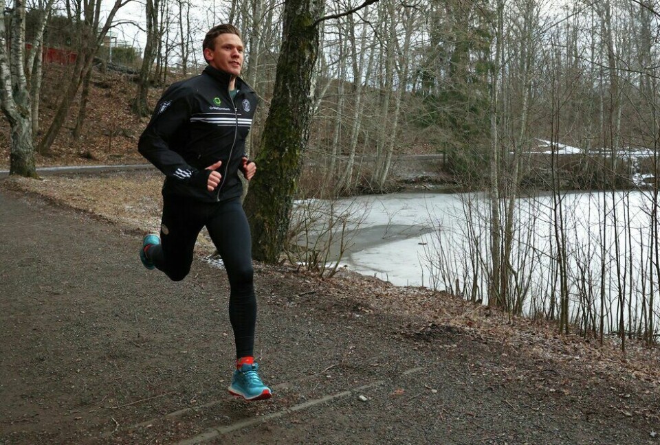 Sebastian Conrad Håkansson imponerte i 17. mairaton Sebastian Conrad Håkansson