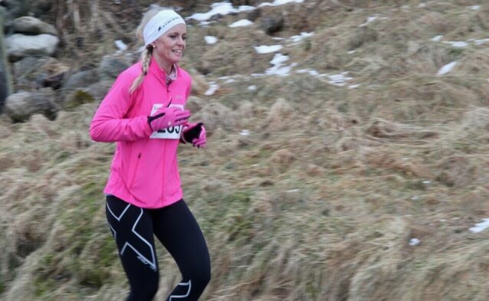 Debutant fra Vågsøy vant 10 km i Ålesund Evy_Nesheim_1km