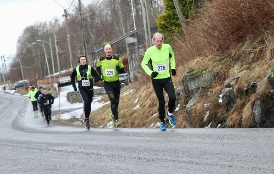 Debutant fra Vågsøy vant 10 km i Ålesund Atle_Nytun_1km