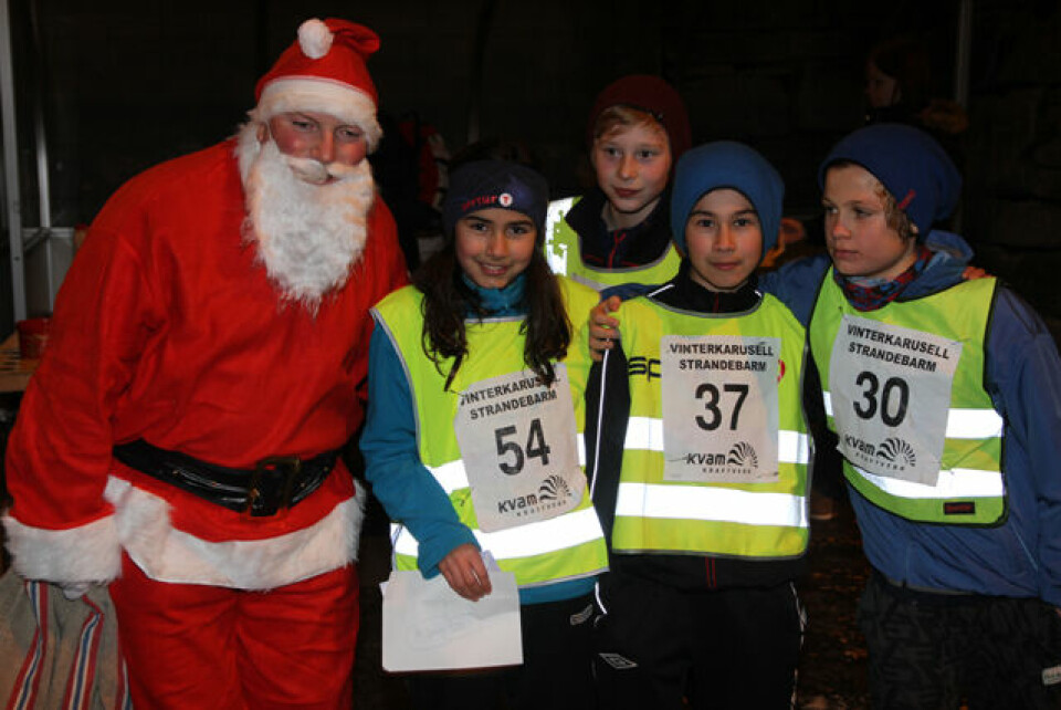 Favorittene seiret i Strandebarm.