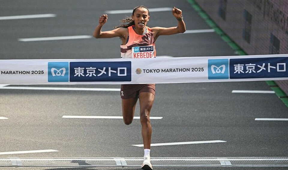 Sutume Kebede ble første kvinne til å forsvare seieren i Tokyo Marathon søndag. (Foto: Abbot World Marathon Majors facebookside) Sutume Kebede ble første kvinne til å forsvare seieren i Tokyo Marathon søndag. (Foto: Abbot World Marathon Majors facebookside)